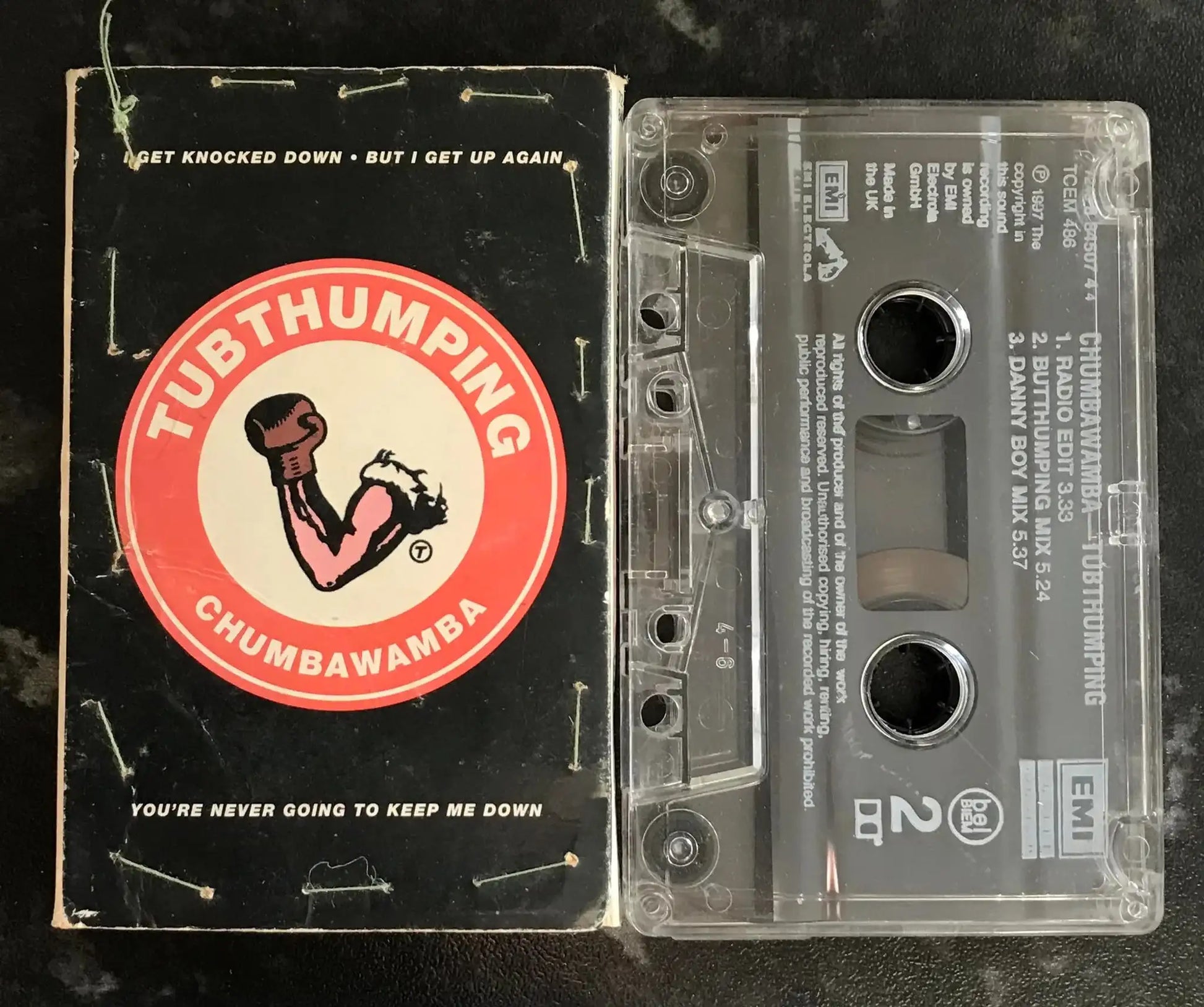 Tubthumping Single Album, Chumbawamba, EMI TCEM 486, 7243 8 84507 4 4 Magretro