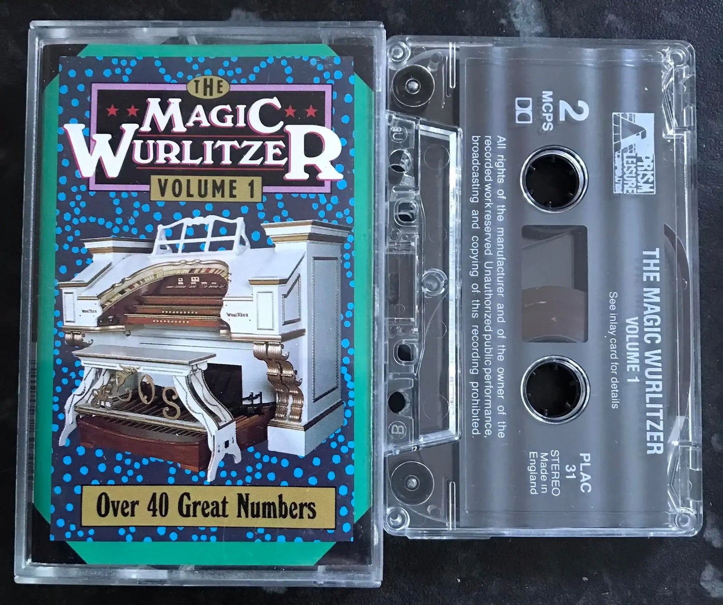 The Magic Wurlitzer Album, Volume 1, PRISM, PLAC 31, Vintage Cassette Magretro