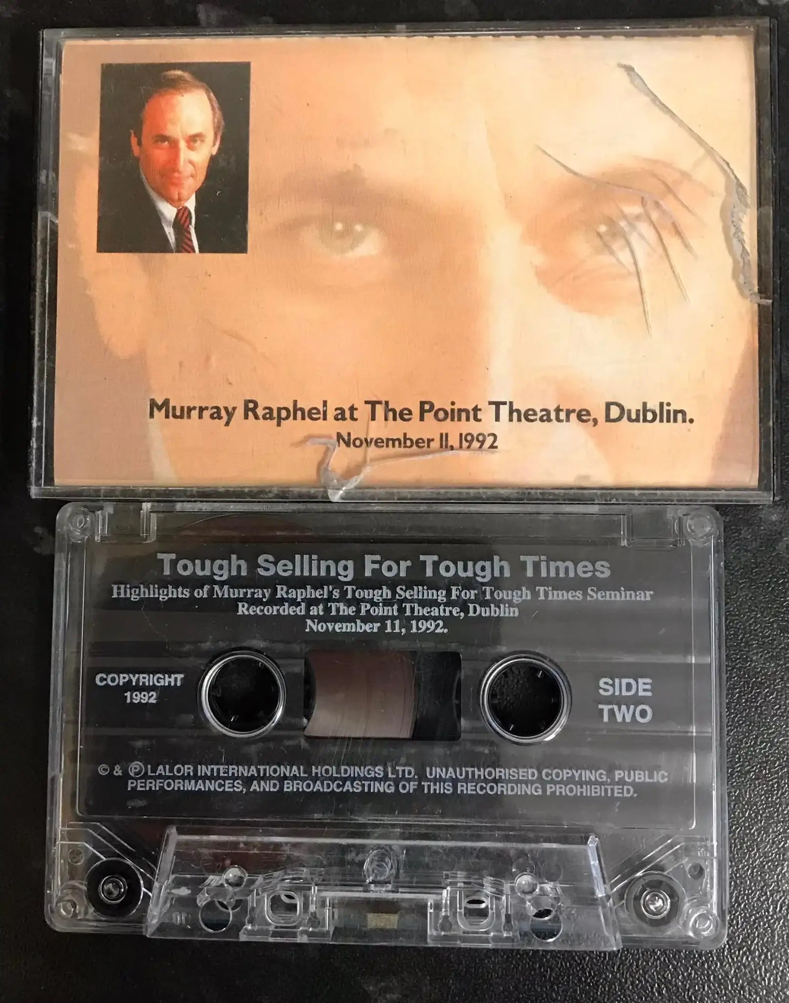 Tough Selling for Tough Time by Murray Raphel , Vintage Cassette Magretro