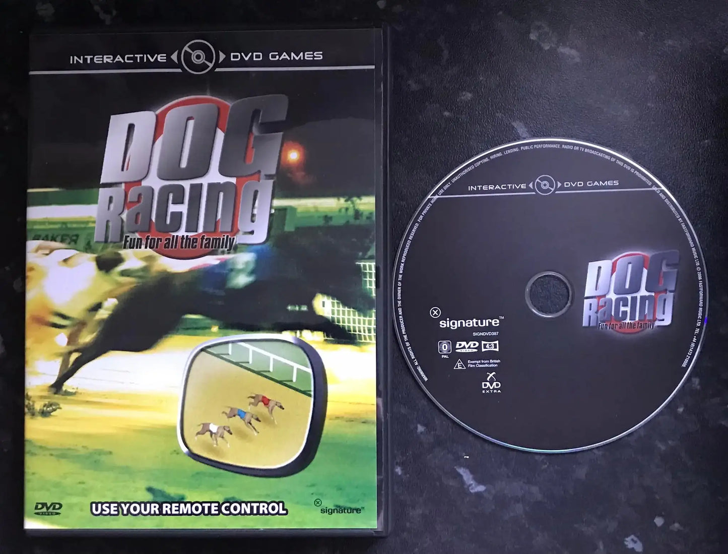 Interactive DVD, dog racing, PC Game Magretro