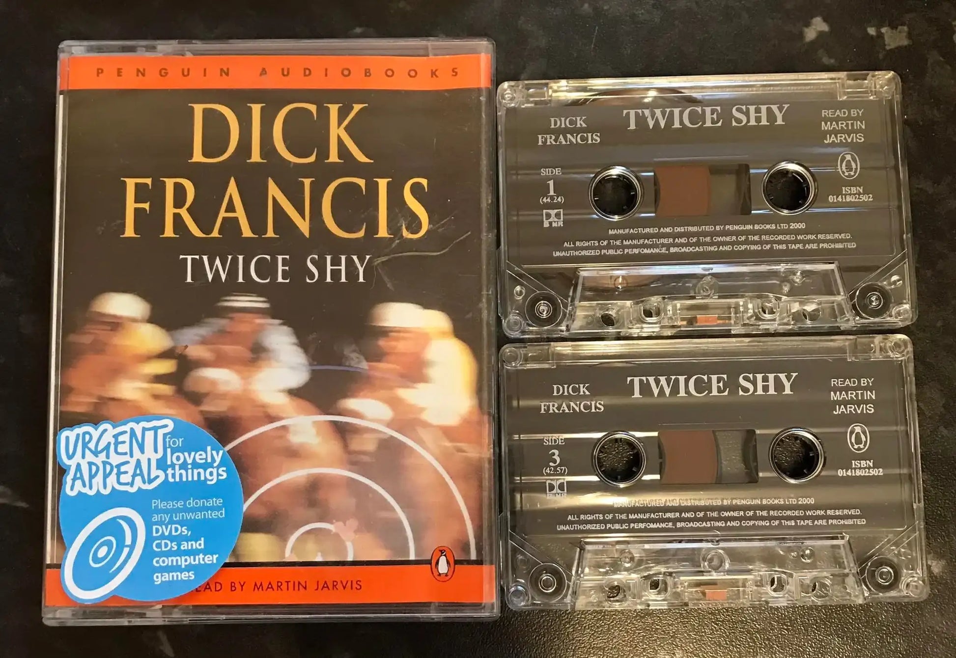 Twice Shy Audiobook, Dick Francis, Vintage Cassette Magretro