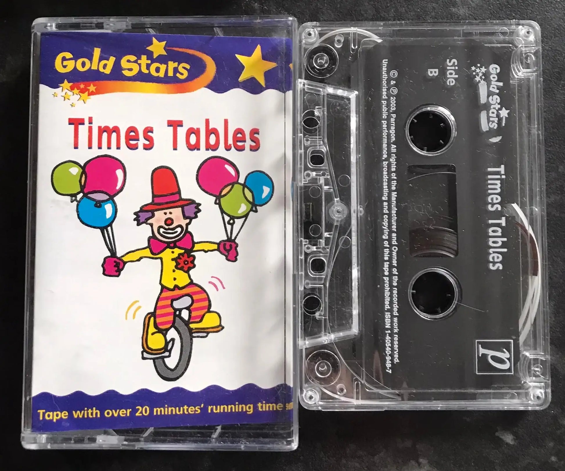 Times Tables (Gold Stars) , Vintage Cassette Magretro
