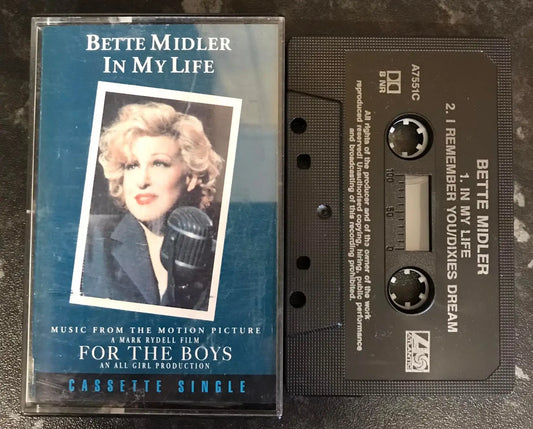 Bette Midler, In My Life (Single), Atlantic, A7551C, Vintage Cassette Magretro