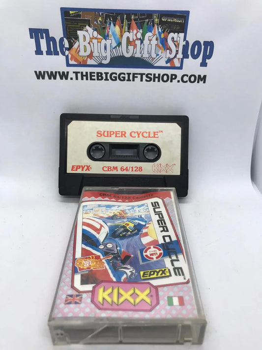 Super Cycle, C64 Game, Released by Kixx, WORKING Magretro