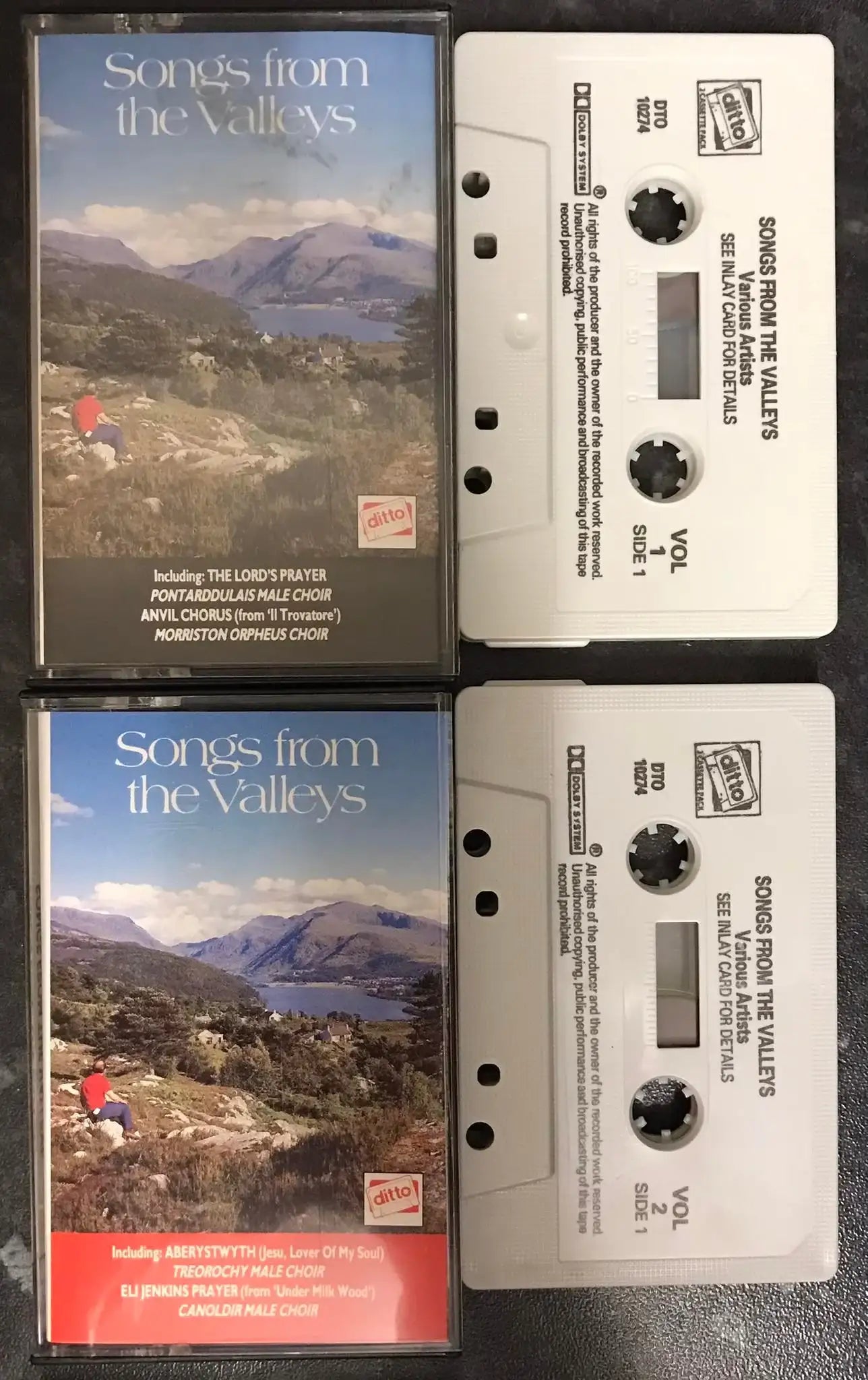 Songs from the Valleys Double Album, dto 10274, Ditto, Vintage Cassette Magretro