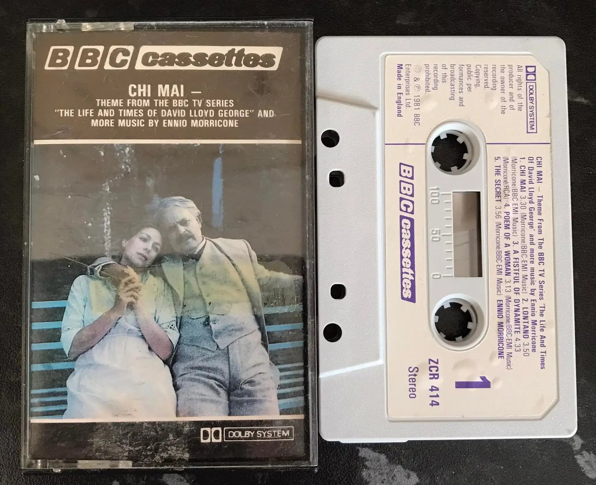 Chi Mai Theme from the Tv, Ennio Morricone, BBC Cassettes, ZCR 414 Magretro