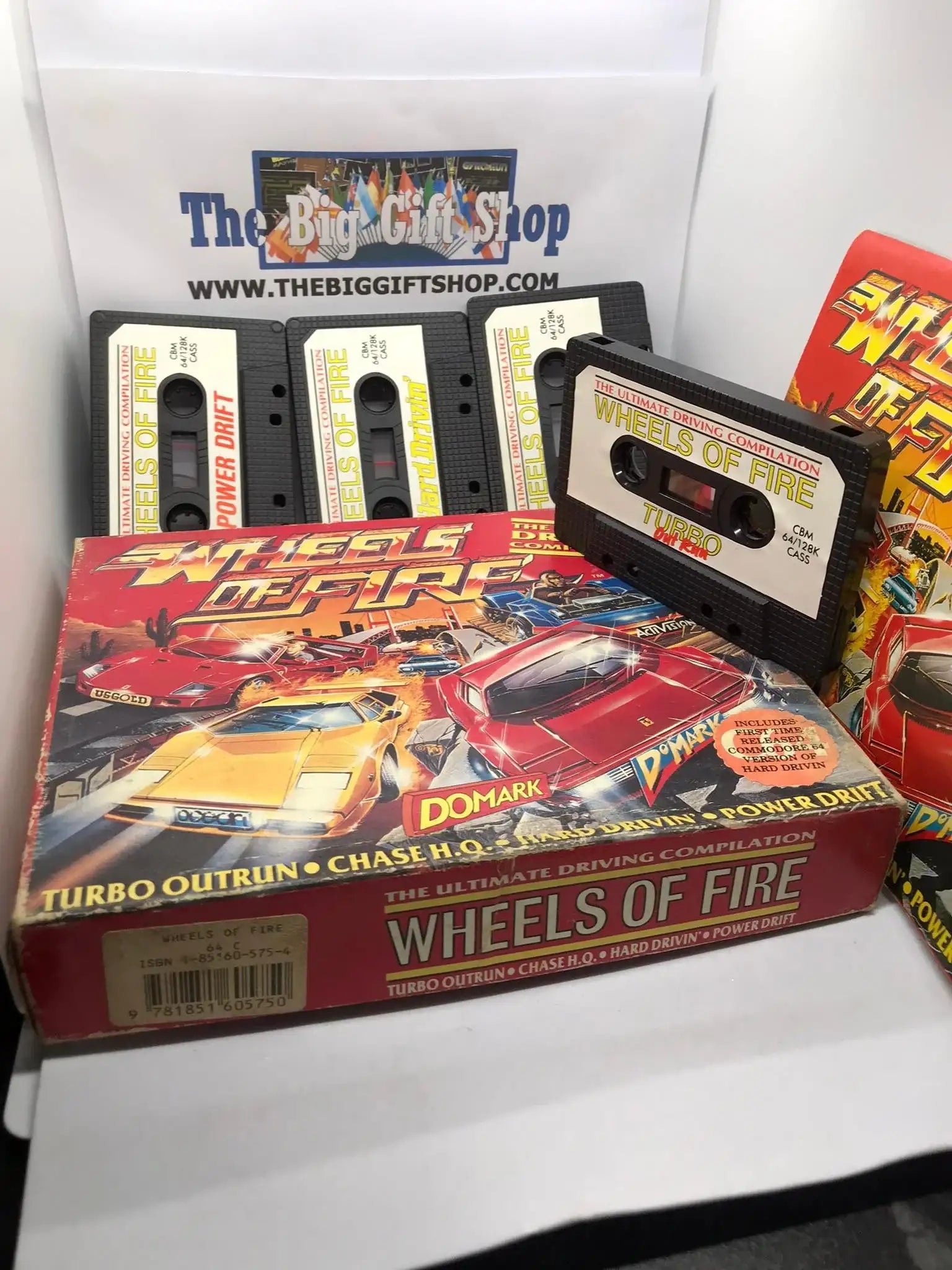 Wheels of Fire Compilation, C64, Released by Domark Ltd Magretro