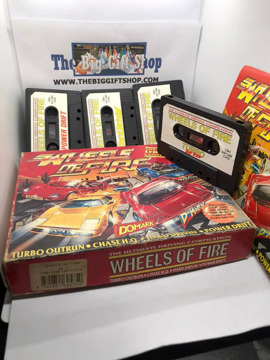 Wheels of Fire Compilation, C64, Released by Domark Ltd Magretro