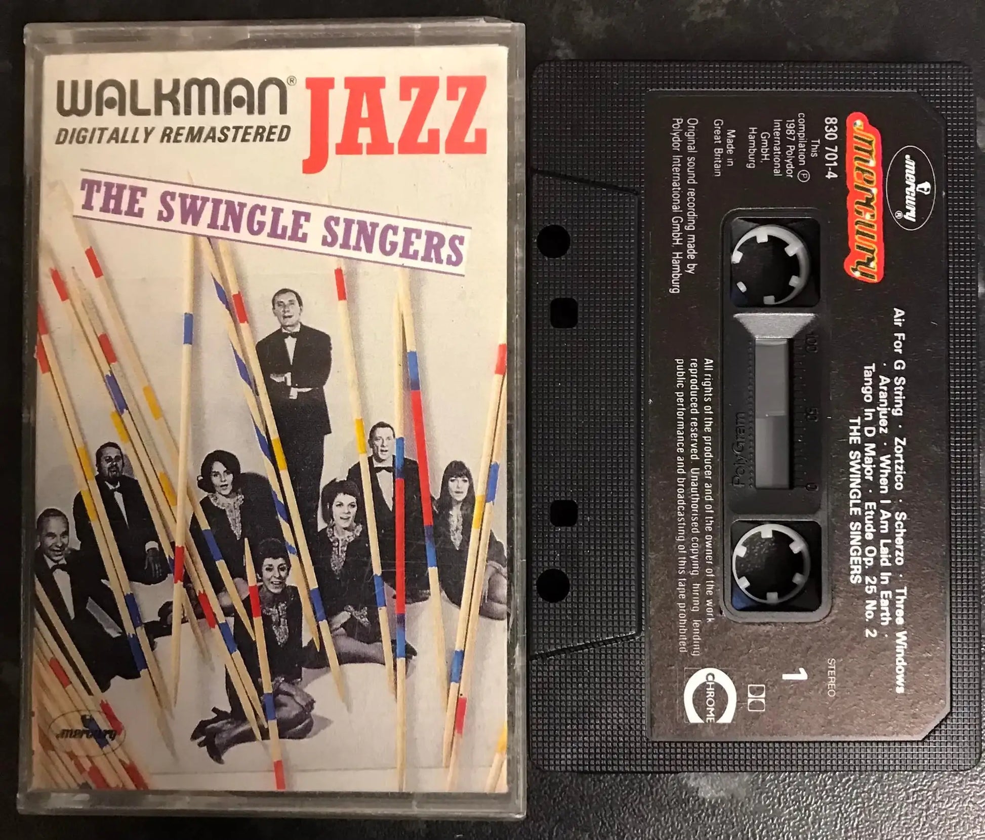 The Swingle Singers Album, Walkman Jazz, Mercury, 830 701-4 Magretro