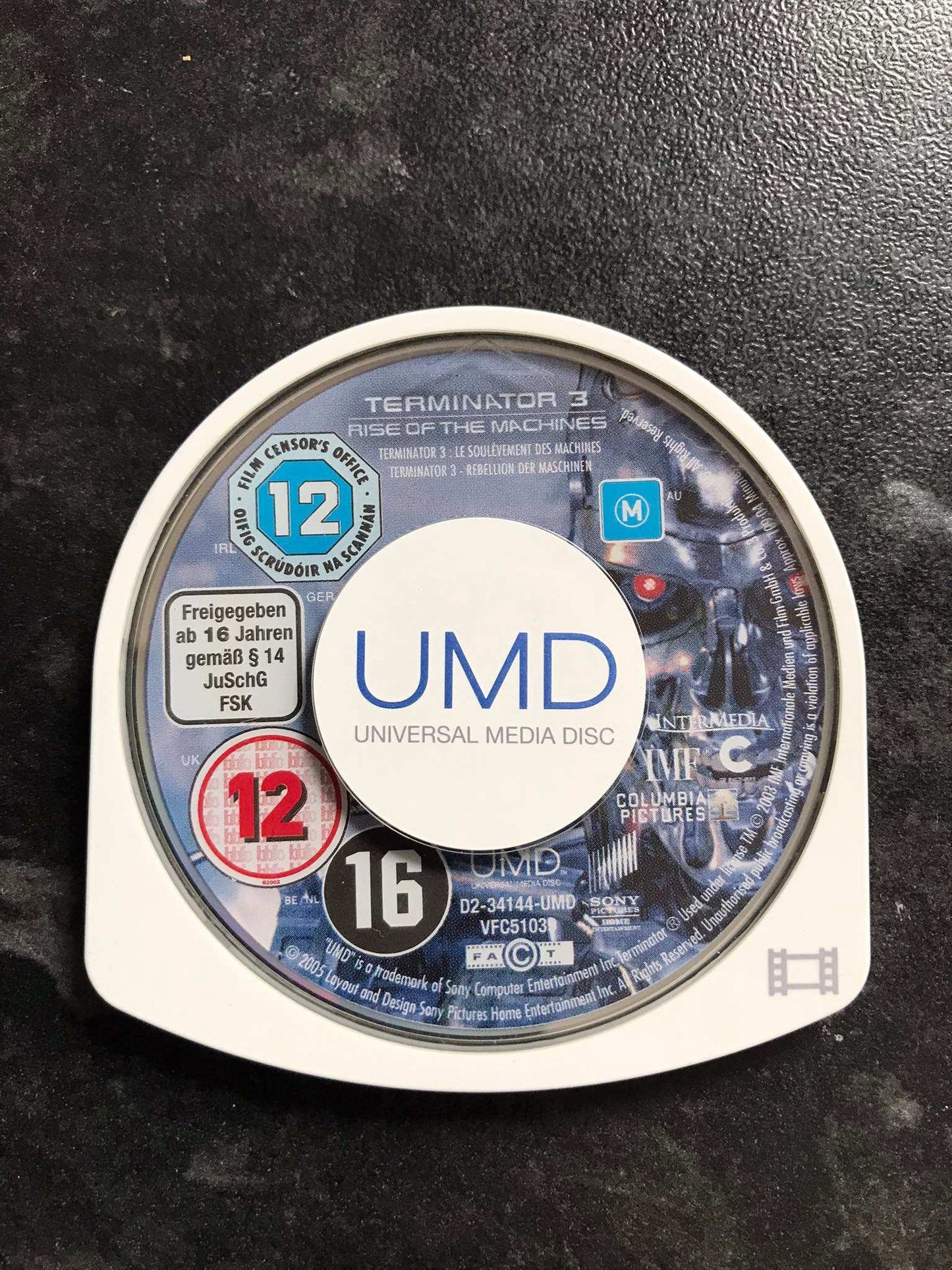 terminator 3, movie, PSP, PAL, No Box or Instructions Magretro