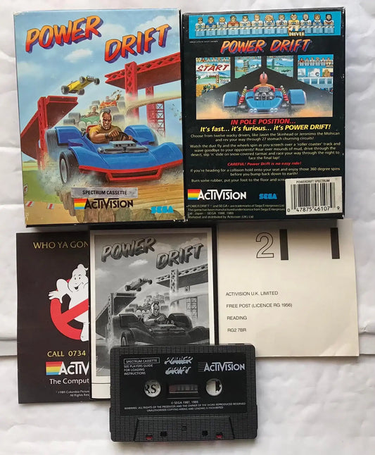 Power Drift, ZX Spectrum game by Activision WORKING Magretro