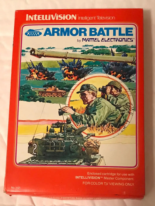 Intellivision game, armour battle Magretro