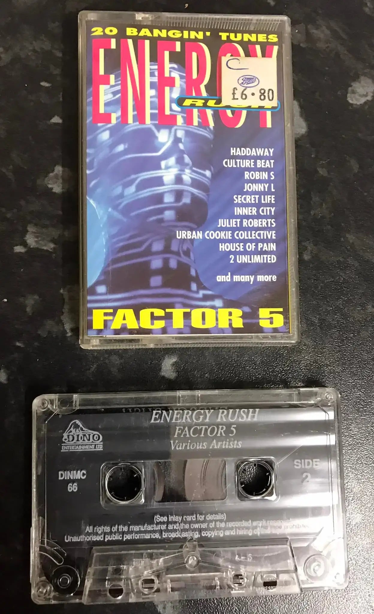 Energy Rush Factor 5, Featuring Various artists, Dino Entertainment, DINMC 66 Magretro
