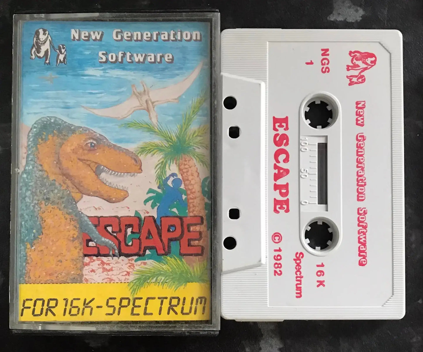 Escape 16k, ZX Spectrum, by New Generation Software Magretro