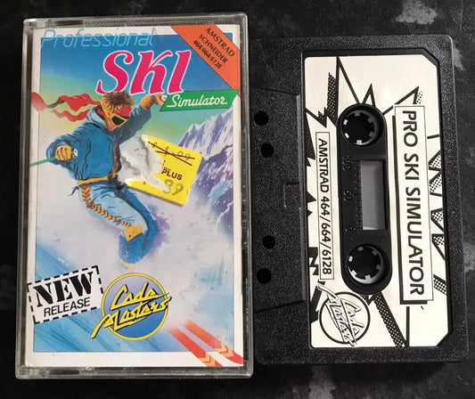 Professional Ski Simulator, Codemasters, Amstrad 464 Game Magretro