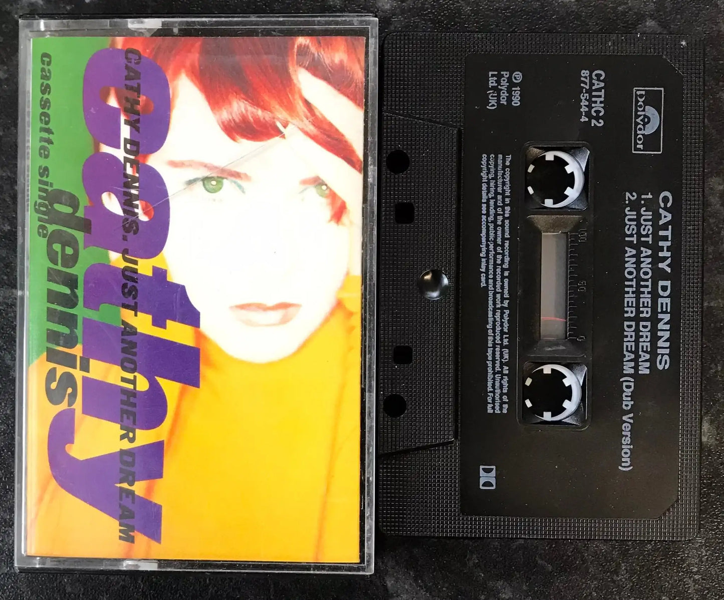 Cathy Dennis, Just Another Dream Single Album, CATHC2, 877-544-4, Cassette Magretro