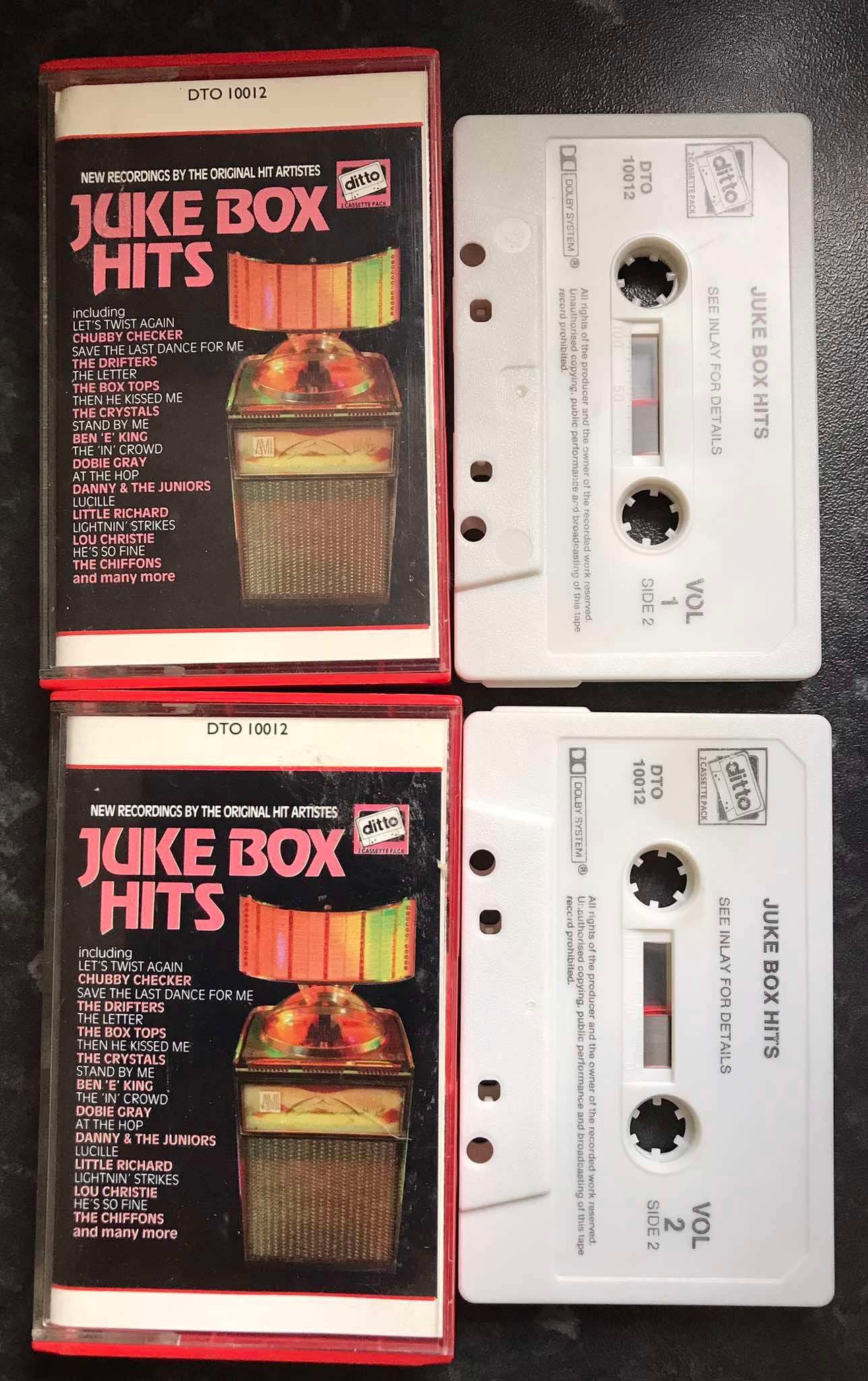 Juke Box Hits Double Album, Ditto, DTO 10012, Vintage Cassette Magretro