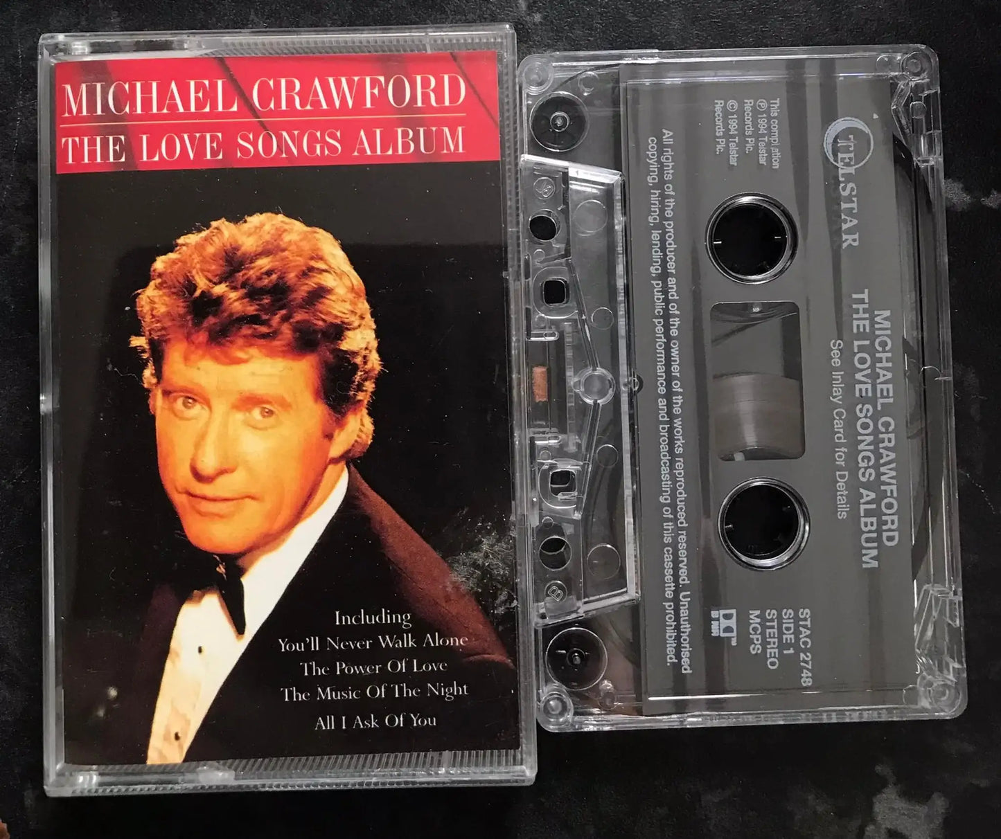 Michael Crawford, The Love Songs Album, STAC 2748, Vintage Cassette Magretro