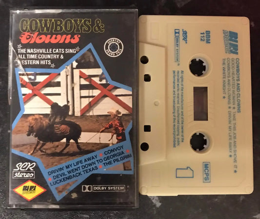 Cowboys & Clowns Album, The Nashville Cats, BBM 112, Vintage Cassette Magretro