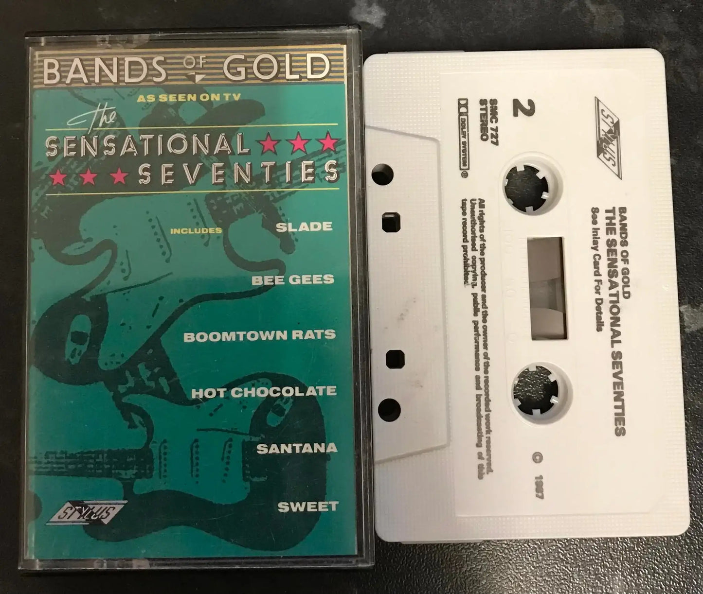 Bands of Gold, The Sensational Seventies, STYLUS, SMC 727, Vintage Cassette Magretro
