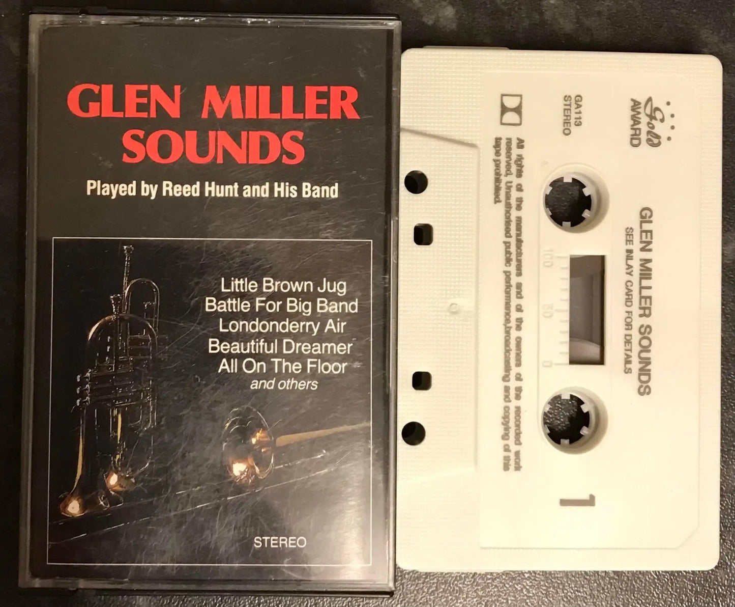 Glenn Miller Sounds, Played by Reed Hunt and His Band, GA113, Vintage Cassette Magretro