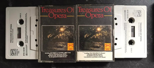 Treasures of Opera Album, Vol I and II, RARE, Ditto, DTO 10160, Vintage Cassette Magretro