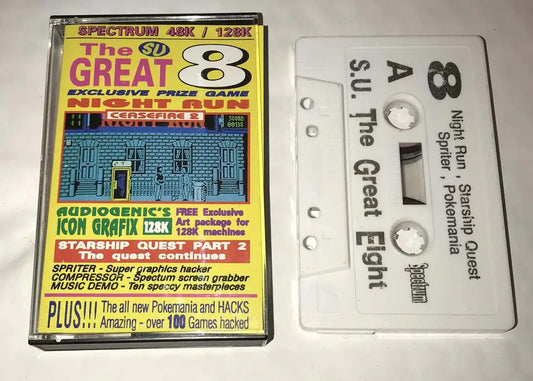 Sinclair User Tape, The Great 8 (22) Sept 92- Zx Spectrum Magretro