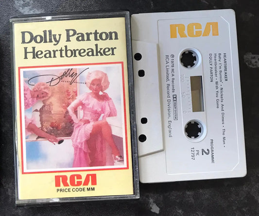 Dolly Parton, Heartbreaker Album, RCA, PK 12797, Vintage Cassette Magretro