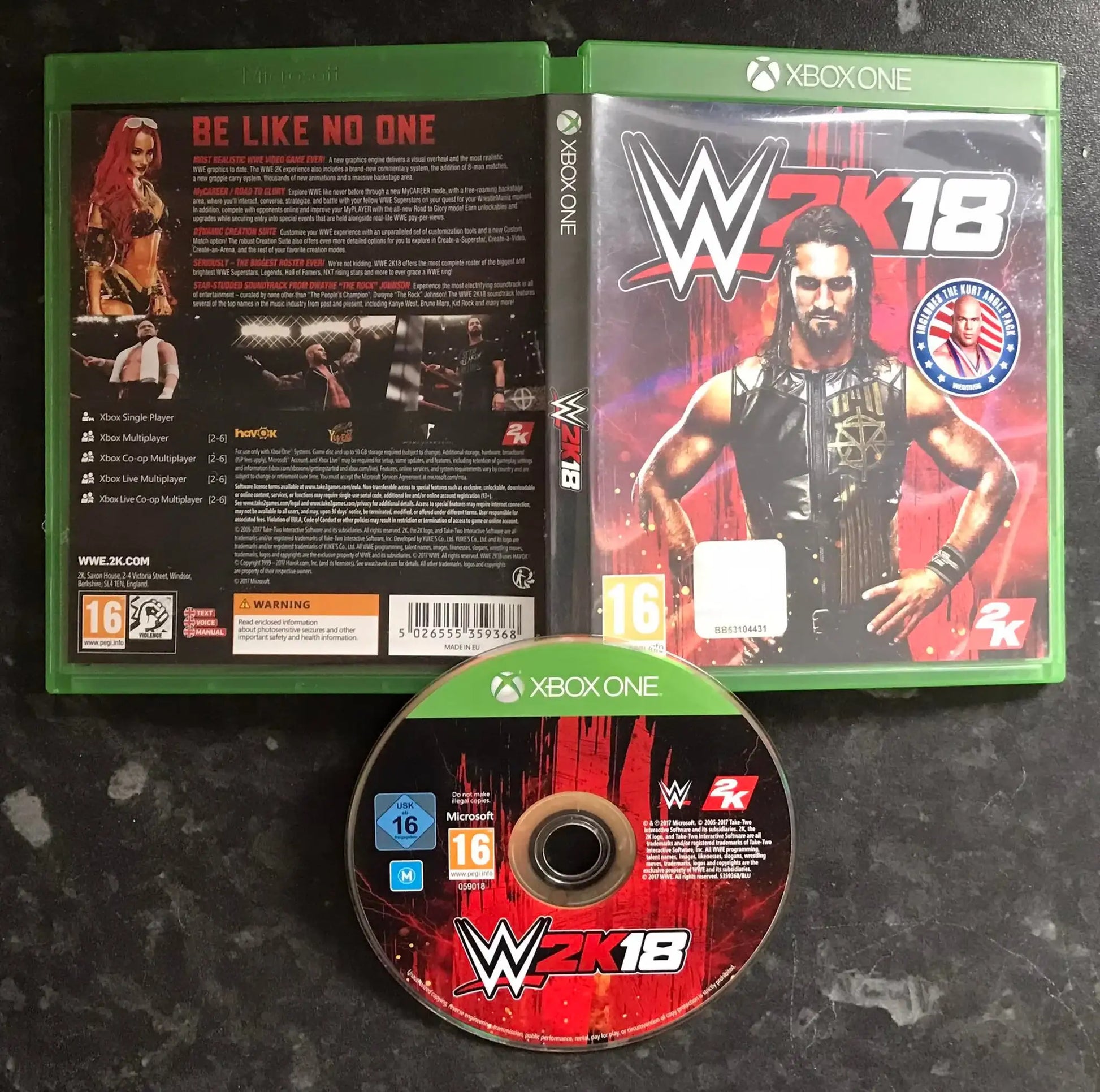w2k18, Xbox One Game, UK PAL Magretro