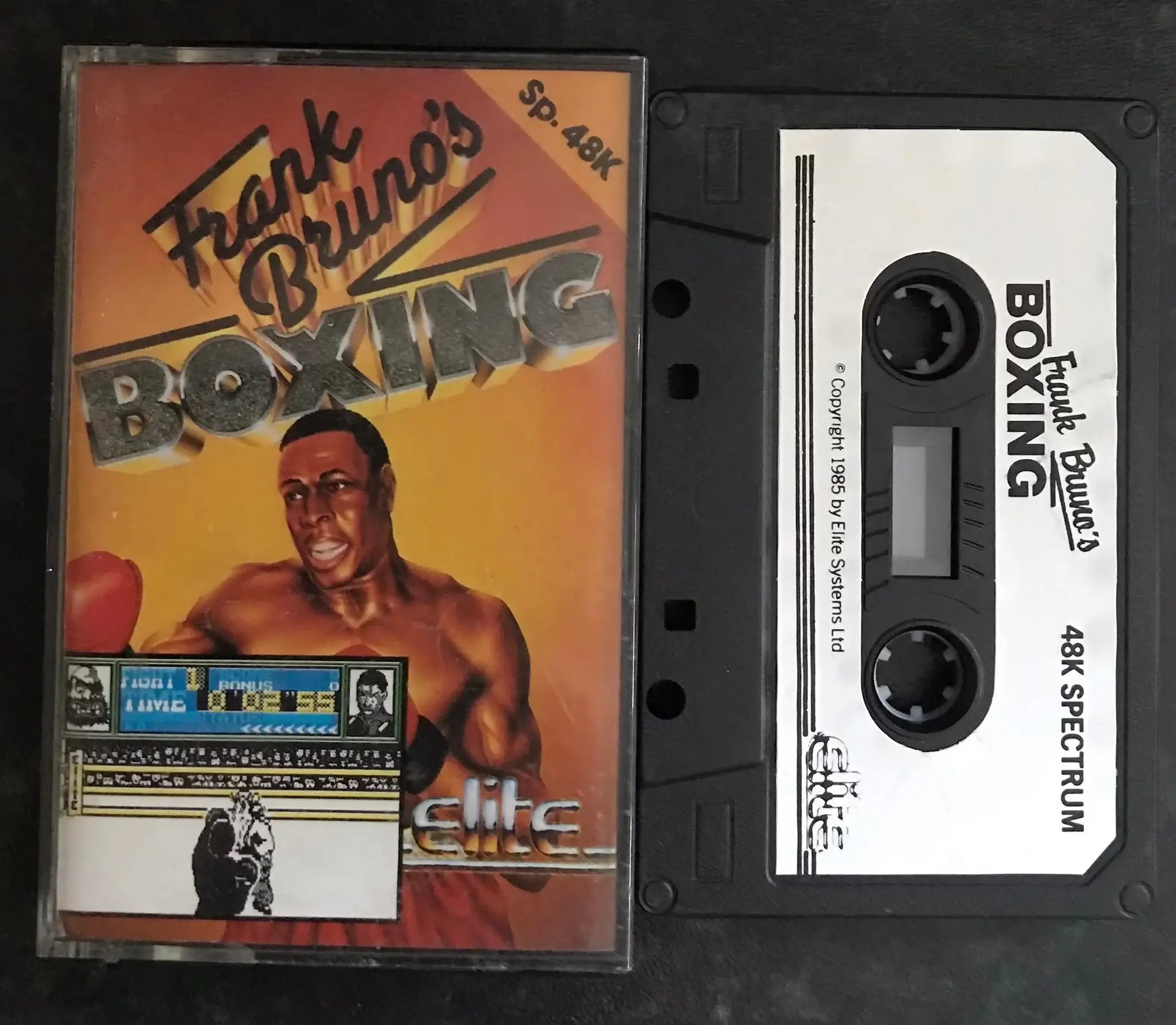 Frank Bruno's Boxing by Elite Systems Software, ZX Spectrum Game Magretro