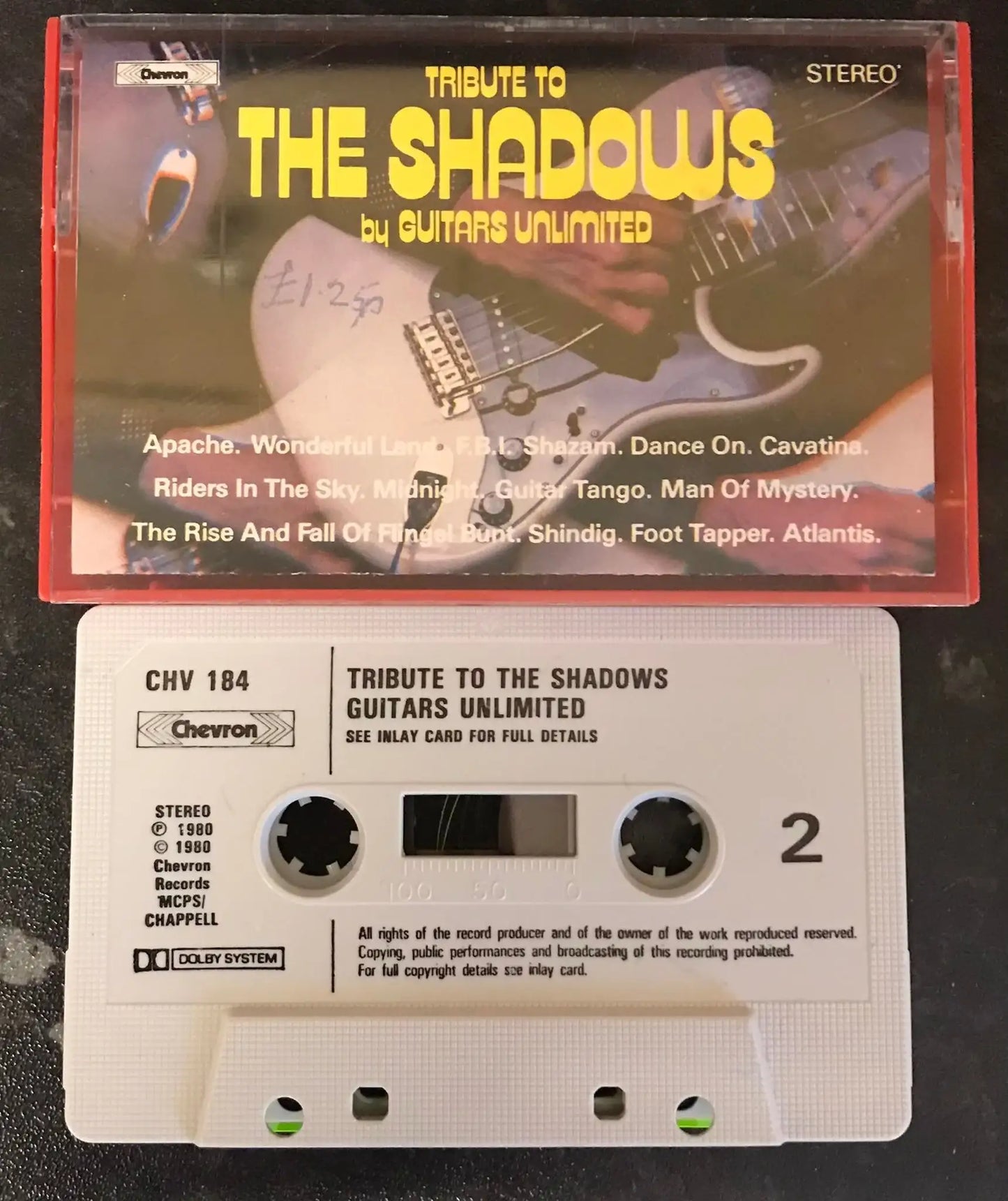 A Tribute To The Shadows by Guitars Unlimited, Chevron, CHV 184 Magretro