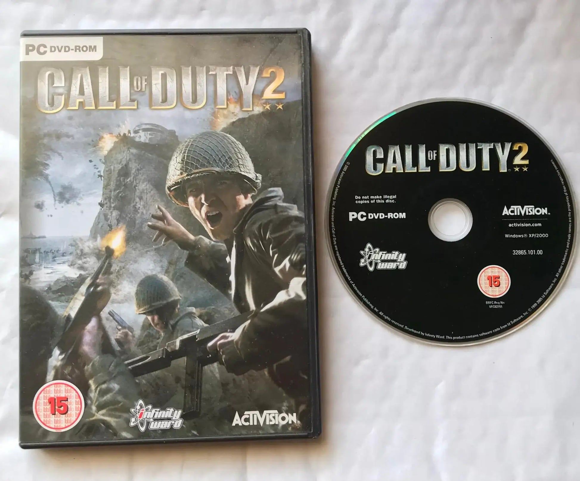 PC CD Rom Game, Call of Duty 2, by Activision Magretro