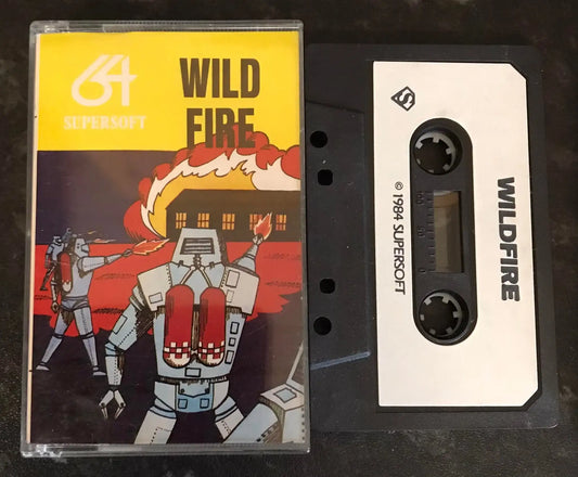 Wild Fire, C64 Game by Supersoft, RARE, WORKING Magretro