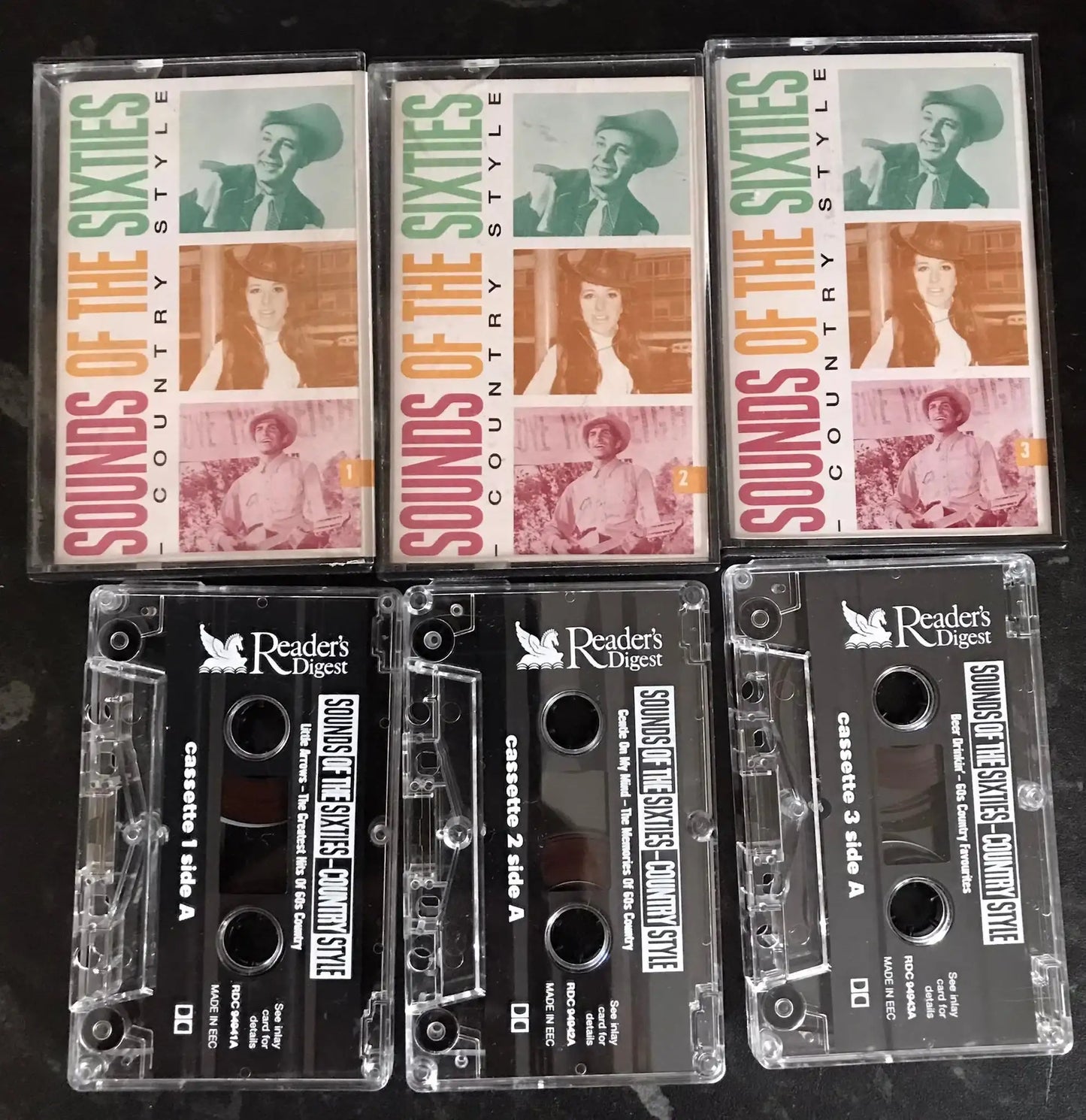 Sounds of the Sixties, Country Style Album, Full 3 Tape Set, rdc 94941 Magretro