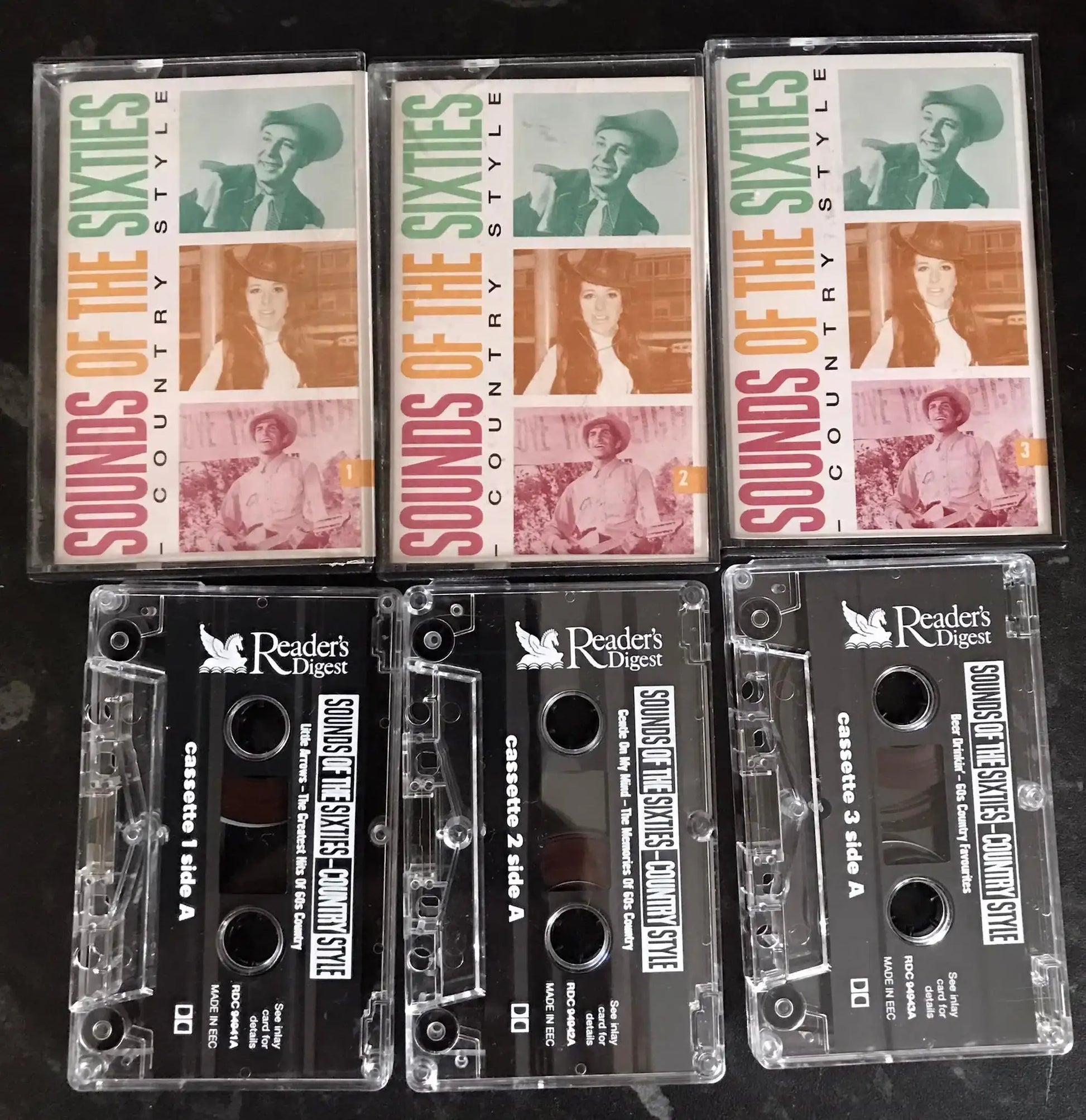 Sounds of the Sixties, Country Style Album, Full 3 Tape Set, rdc 94941 Magretro