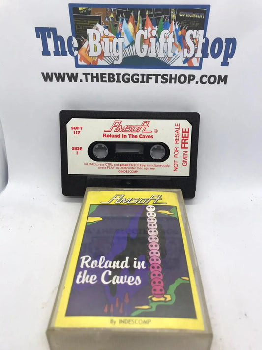 Roland in the caves, CPC 464 / 664, Released by Amsoft Magretro