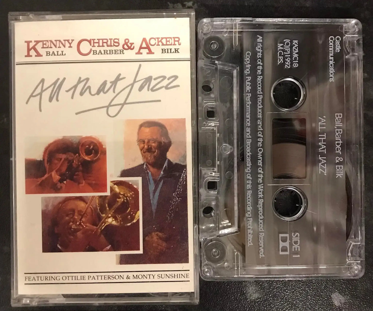 All That Jazz Album, Kenny Ball, Chris Barber, Acker Bilk, CASTLE, KAZMC18 Magretro