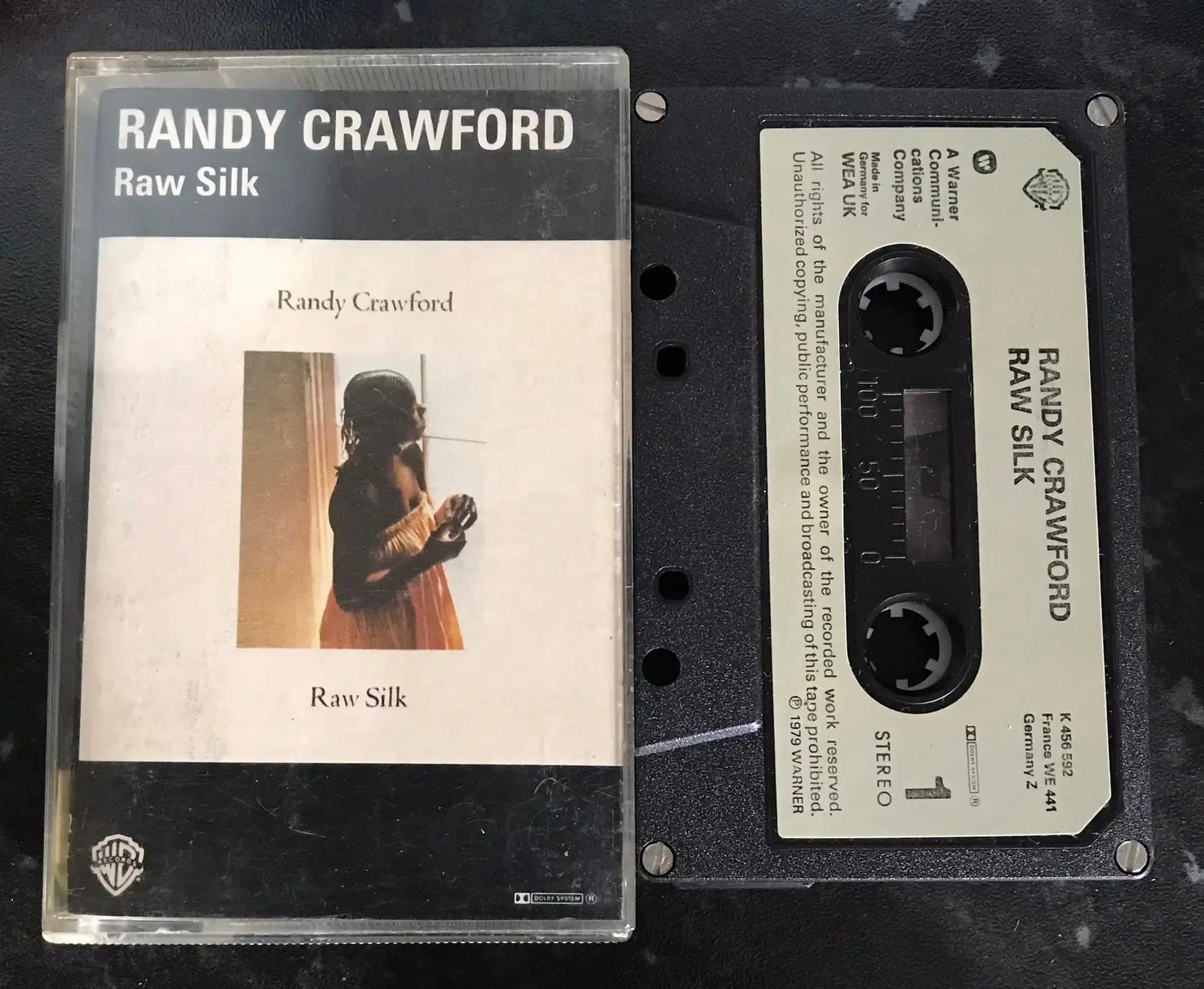 Randy Crawford, Raw Silk Album, wb, K 456 592, Vintage Cassette Magretro