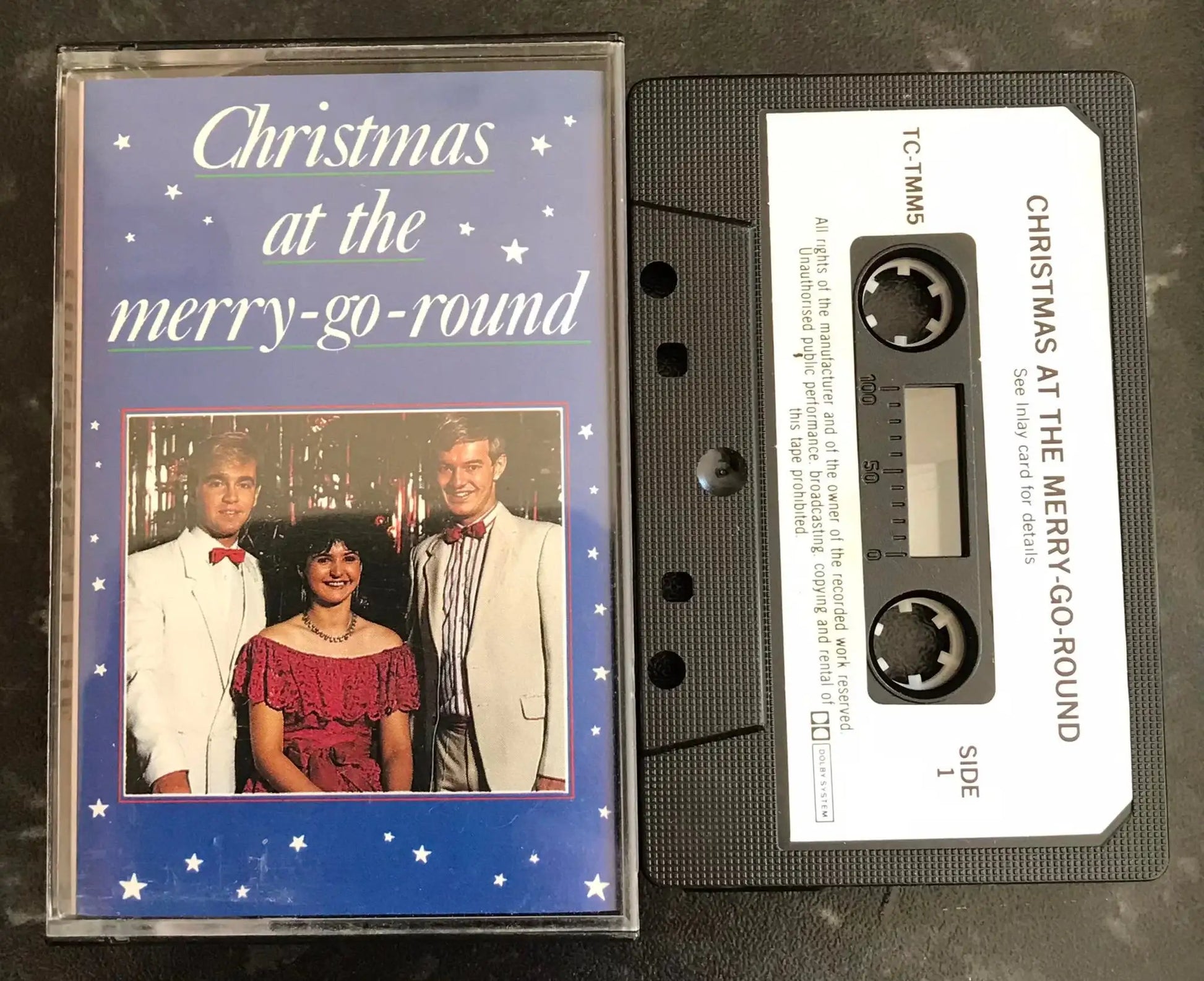 Christmas At The Merry-Go-Round Album, tc tmm5, Vintage Cassette Magretro