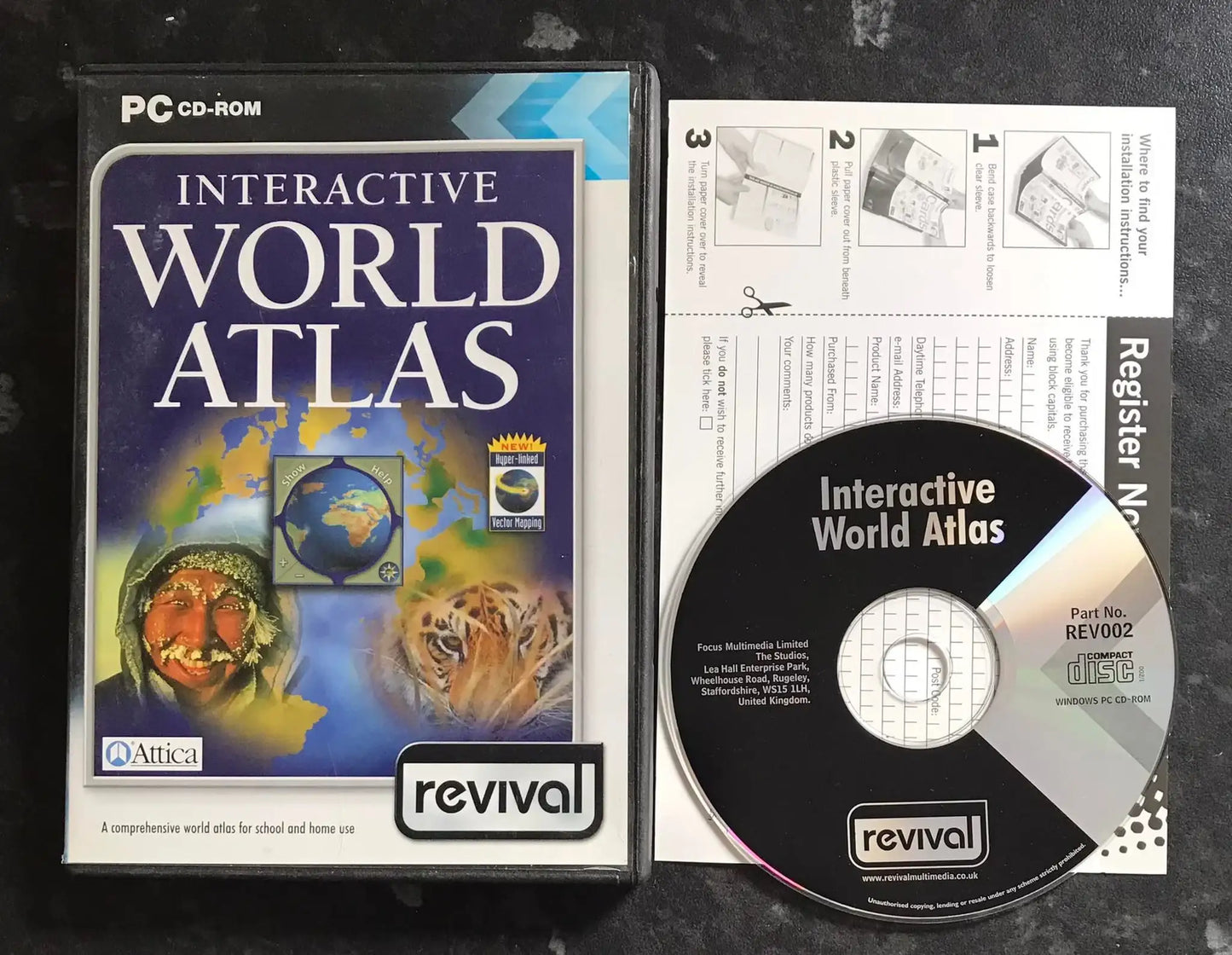 Interactive World Atlas, PC Game Magretro