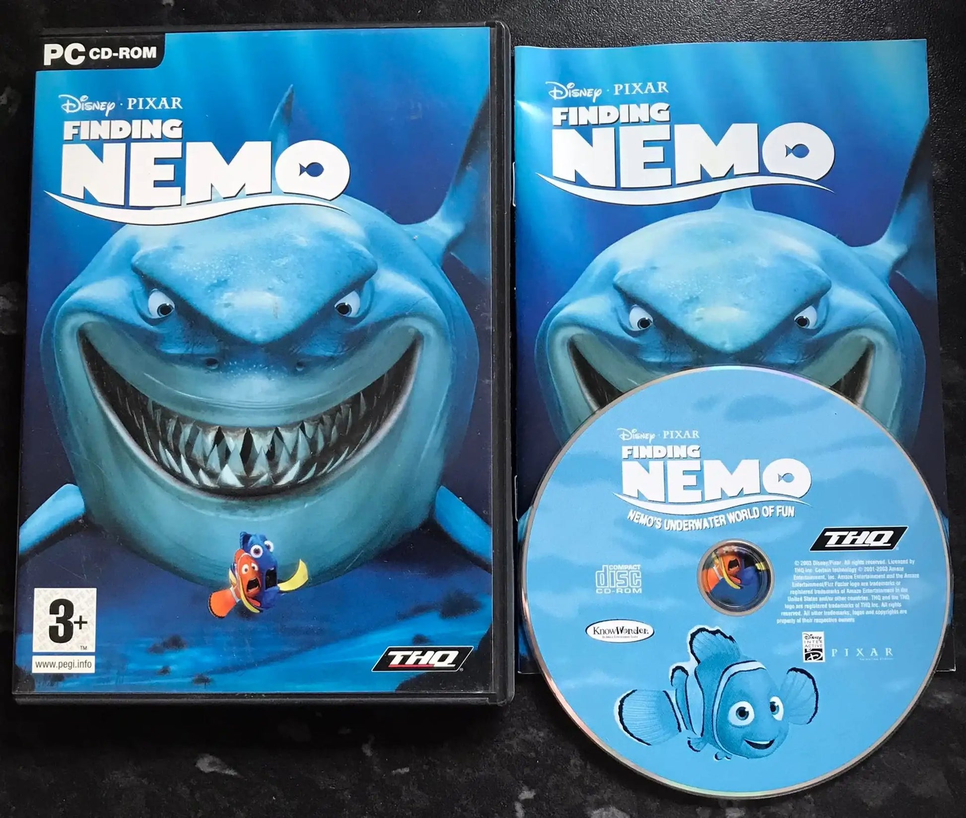 Finding Nemo, Nemo's Underwater World Of Fun, Pixar, PC Game Magretro