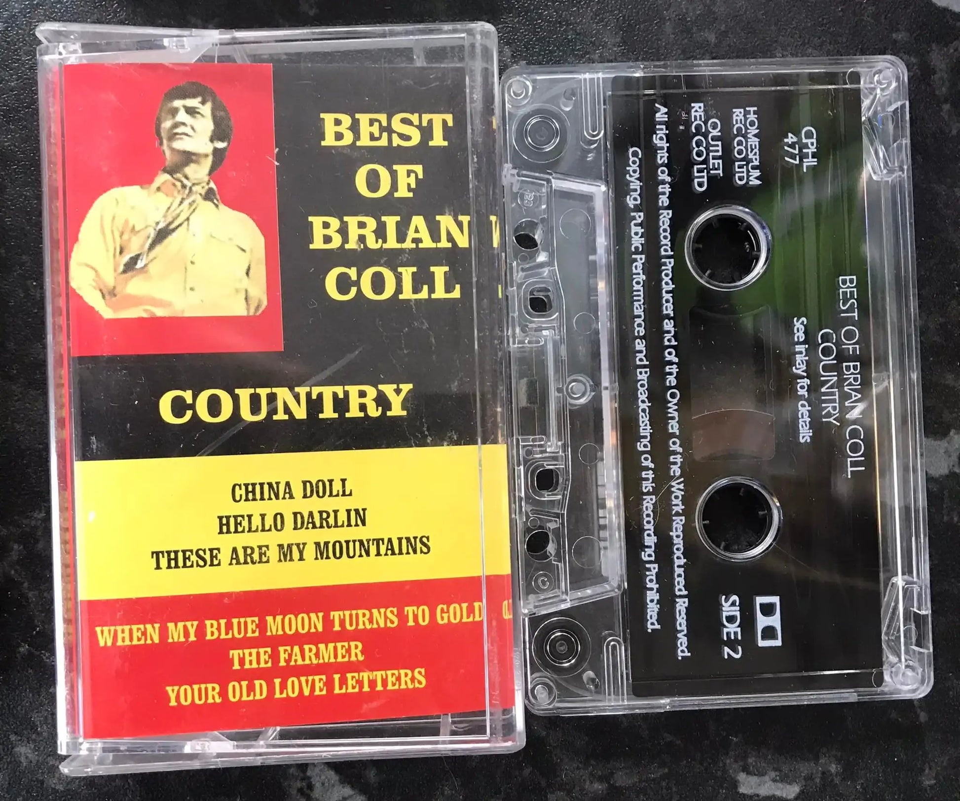 The Best Of Brian Coll, Country Album, Homespun Record, CPHL 477 Magretro