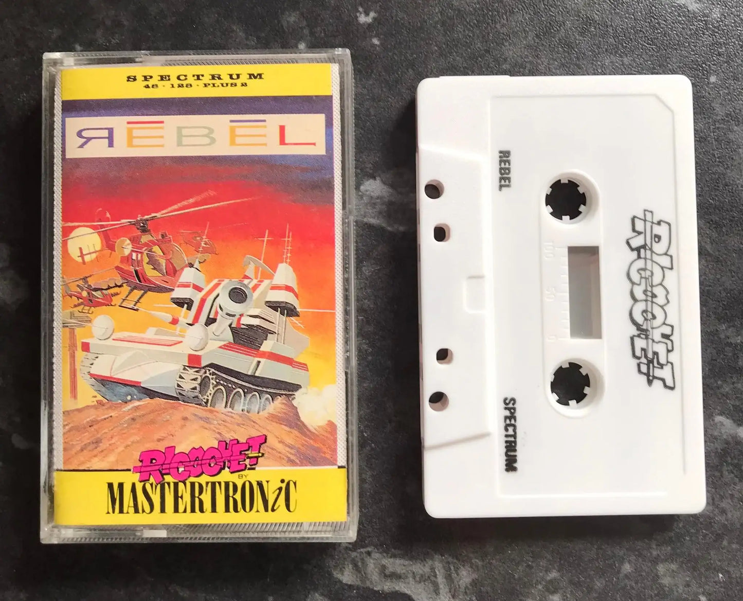 Rebel (Working), ZX Spectrum, by Ricochet Magretro