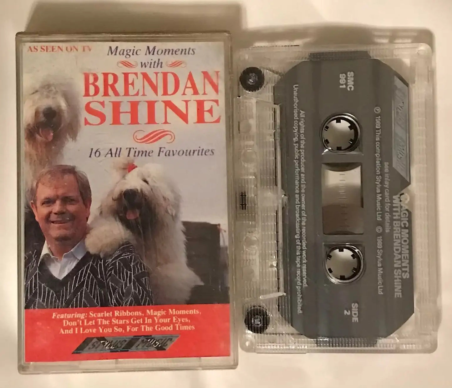 Magic Moments with Brendan Shine Album, Stylus Music, SMC 991, Vintage Cassette Magretro