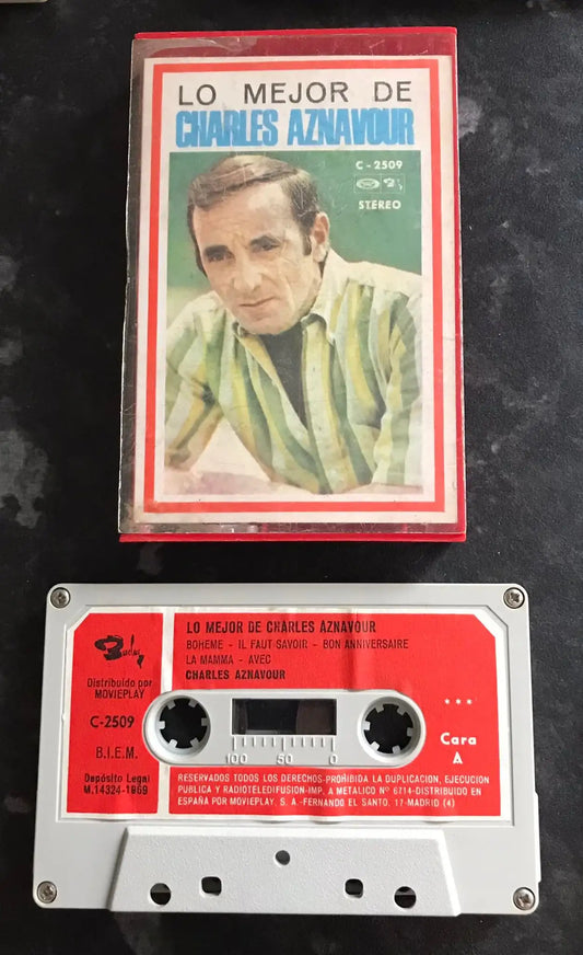 Charles Aznavour, Lo Mejor De Charles Aznavour, Movieplay, C-2509 Magretro