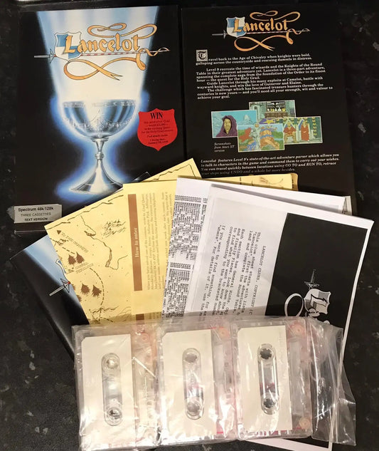 Lancelot, ZX Spectrum, by Level 9 (RARE), Working Magretro