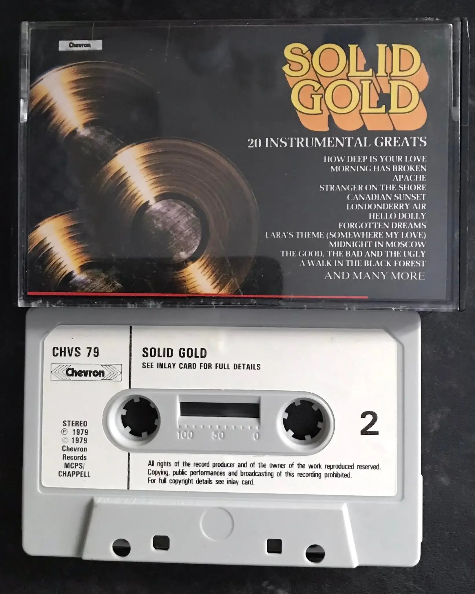 Solid Gold, 20 Instrumental Greats Album, Chevron, CHVS 79 Magretro