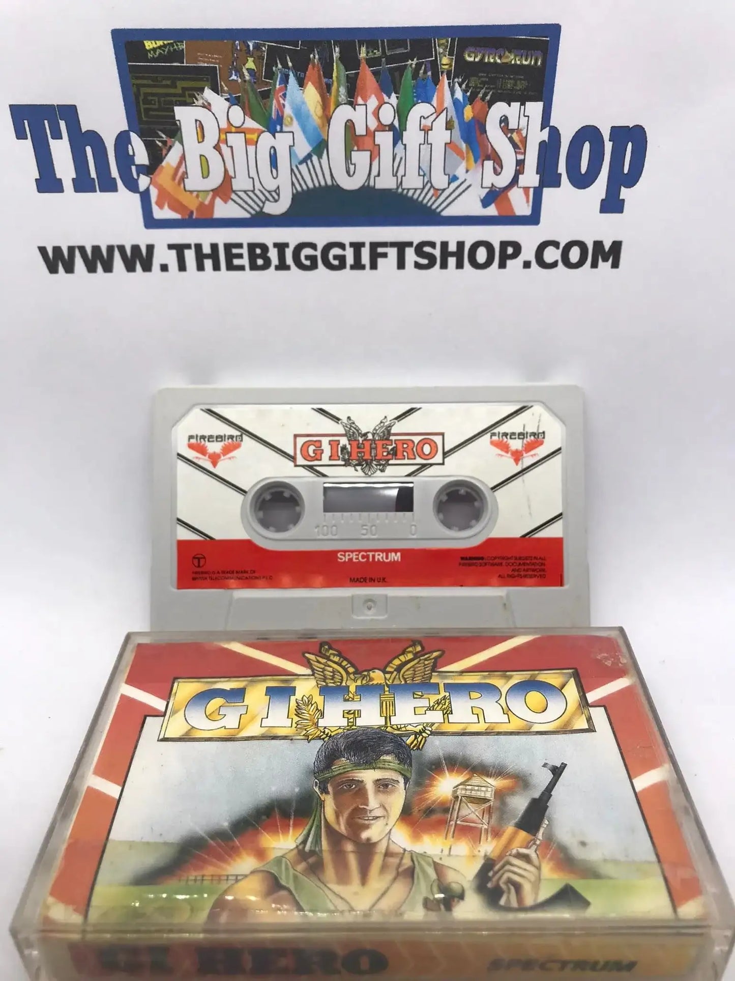 GI Hero (Tested Working), ZX Spectrum, Released by Firebird Software Ltd Magretro