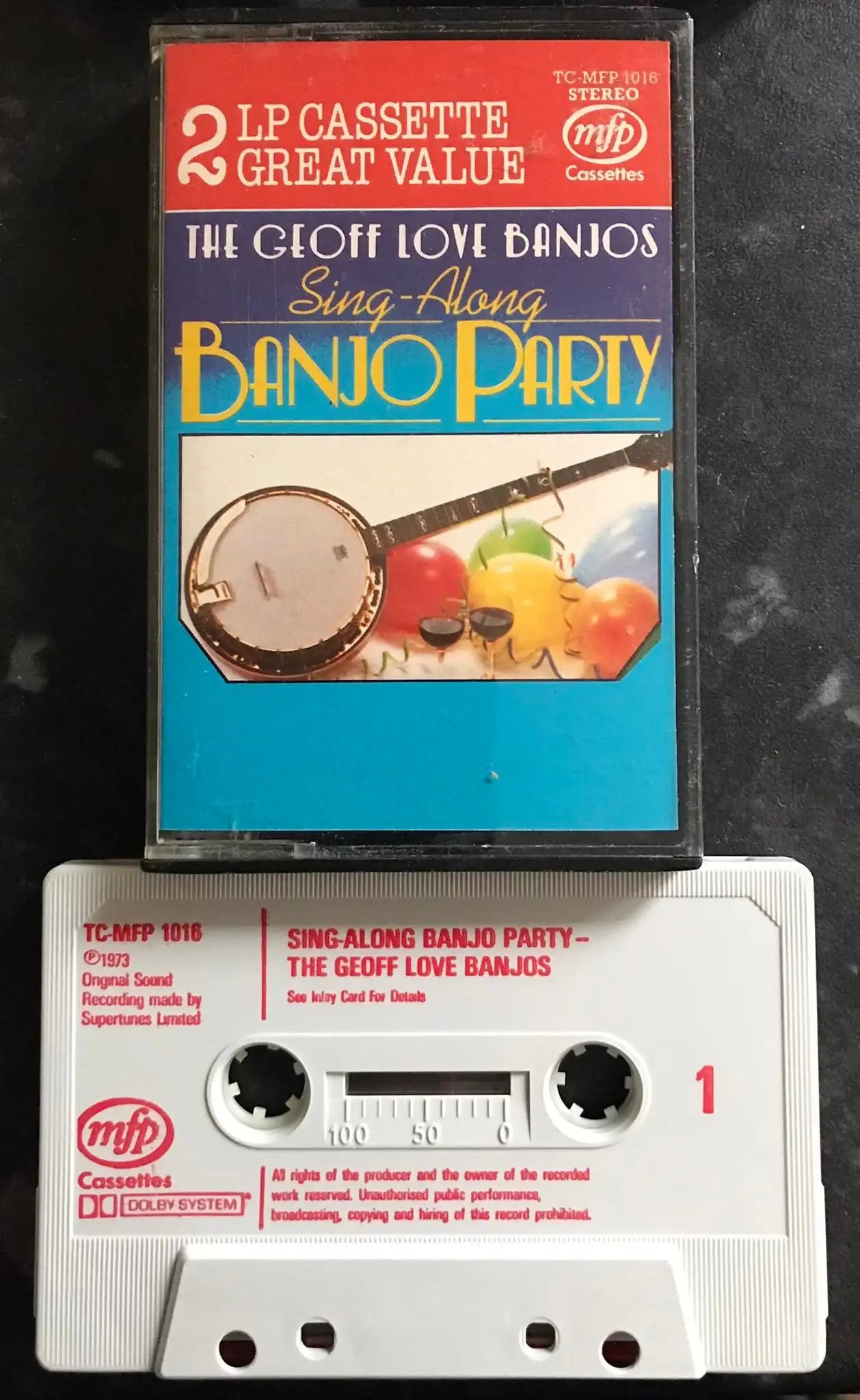 Sing-along Banjo Party Album, Geoff Love, Music For Pleasure, TC-MFP 1016 Magretro