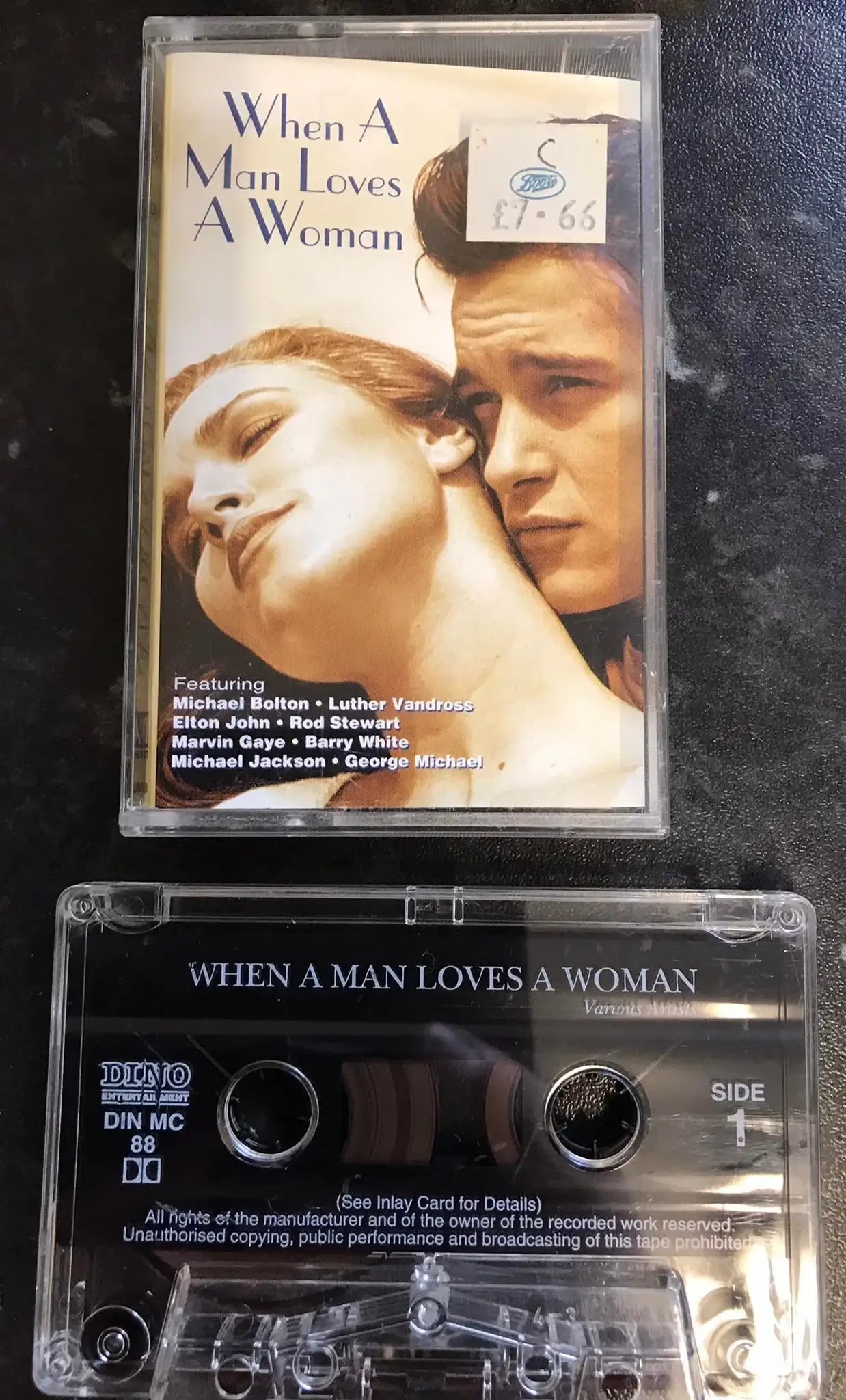 When A Man Loves A Woman Album, DINMC88, Vintage Cassette Magretro